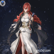 姬子Himeko《崩坏：星穹铁道》游戏角色雕塑雕刻手办3D打印模型