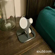 苹果无线充和苹果手表充电支架-3D打印模型