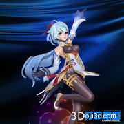 原神3D打印素材模型原神甘雨20sharkmodel