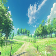 卡通乡下全景HDR