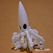 章鱼 铰链式 玩具 海洋动物
