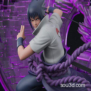 宇智波佐助Sasuke《火影忍者》动漫角色雕刻手办3D打印模型
