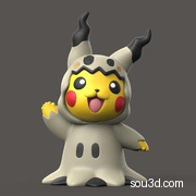 宝可梦皮卡丘（谜拟Q）模型