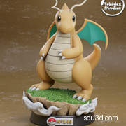 宝可梦 149 哥达鸭 Pokédex Studios - 149 Dragonite 3D打印 STL模型