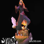 火影忍者stl3D打印模型手办ConSTLantinopla_Samiho_Studios_Deidara