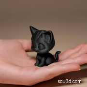 小猫雕像