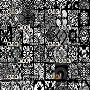 400种欧式花纹复古图案Alpha贴图合集 FlippedNormals – 400 Vintage Alpha