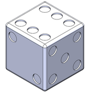 骰子20X20X20毫米