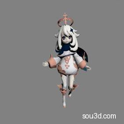 14 精灵 派蒙bip蒙皮待机动作