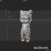 哪吒2之魔童闹海哪吒模型 C4D OBJ STL 3D打印模型3