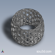 蜂窝手镯 Honeycomb Toroid Ring