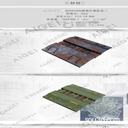 科幻建筑外面板模型