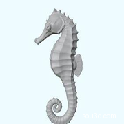 3D打印海马模型_