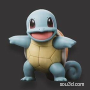 杰尼龟3D模型 3D神奇宝贝模型