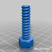 3D打印螺母、螺栓、垫圈和螺杆、螺丝-实用工具