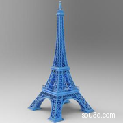 3D印刷埃菲尔铁塔