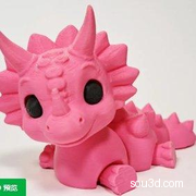可活动关节的三角龙恐龙