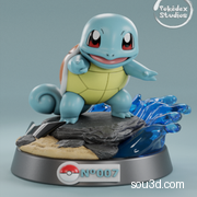 宝可梦 杰尼龟 007 Squirtle 3D打印 STL模型
