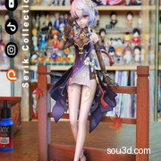 甘雨Ganyu《原神》游戏角色雕刻手办3D打印模型