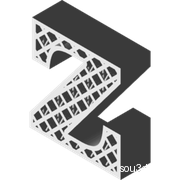 晶格多孔字母"Zz"