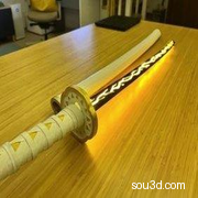 鬼灭之刃 我妻善逸 武士刀