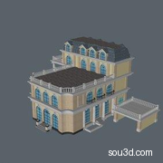 房屋楼房别墅洋房建筑三维taobaodianpu_CFSC181