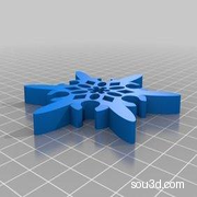 六棱雪花模型