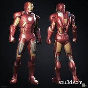 钢铁侠Iron Man Mark 7 Johan Version3D手办打印模型