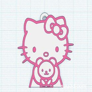 Hello Kitty Key Chain with／without ring