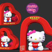 可爱兔子Hello Kitty - Valentine3D手办打印模型