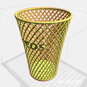 垃圾桶 3D打印垃圾桶