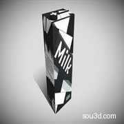 3D牛奶纸箱4千磅/小时