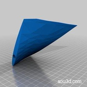 枫树种子直升机叶片3D打印模型