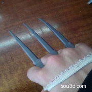 延伸狼獾爪子内部