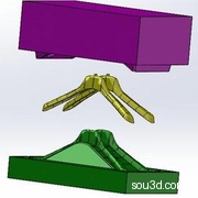 Holo衣架– 注塑模具(2部分)