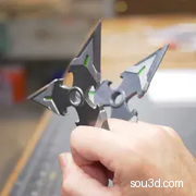 源氏的手里剑 - 守望先锋-cosplay道具-3D打印模型