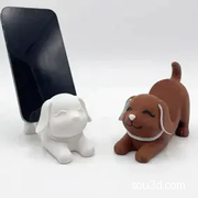小狗3D模型手机支架 儿童平板支架