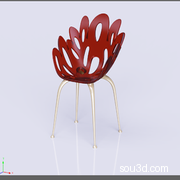 椅子-现代化-造型-产品设计建模渲染