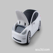 特斯拉model 3 3D打印模型