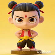 Q版魔童哪吒 双手叉腰，坦然自信
