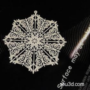 哥特式花纹 八边形雪花