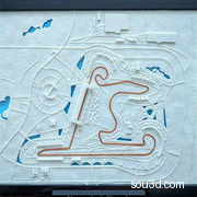 3D打印 上海国际赛车场沙盘 3mf stl fdm