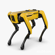 Ghost Robotics Spirit40四足机器人机械狗3D数模图纸 Solidworks设计 附STEP