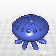 章鱼笔筒