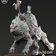 魔兽世界 联盟秃鹫骑兵Empire Gryph Riders3D手办打印模型
