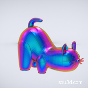 小猫座凳