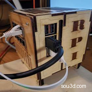 树莓派5激光切割外壳3D打印