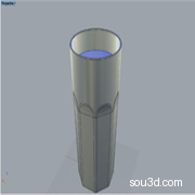 玻璃杯杯子水杯rhino模型3D打印