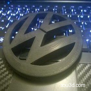3D打印大众标志