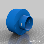 Fein吸尘器转Shopbot CNC适配器